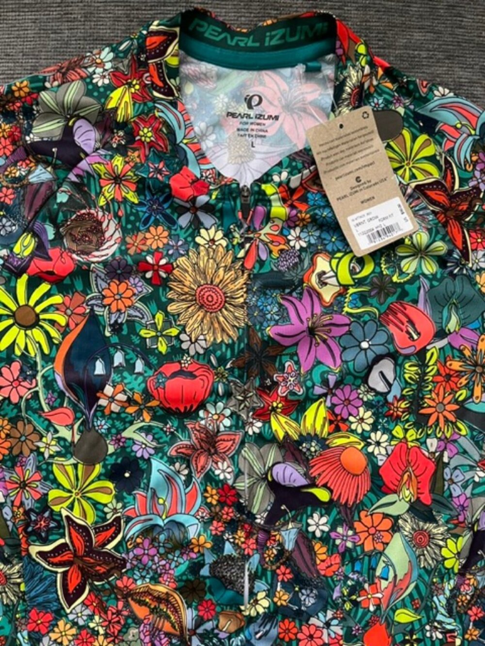 Pearl Izumi Jersey - NEW - Attack Short Sleeve Floral Bike Jersey